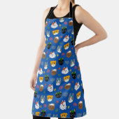 Schattigee Hannukah Cat Patterned Schort (Insitu)