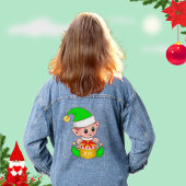 Schattigee Happy Christmas Elf Denim Jacket