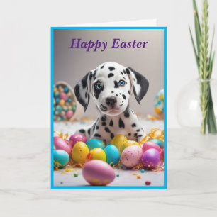 Schattigee Happy Easter Dog Kaart