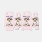 Schattigee Happy Easter Duckling Eggs Bedankdoosjes (Uitgevouwen)