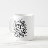 Schattigee 'Happy Easter Mok: Perfect voor Paasmor Koffiemok (Voorkant links)