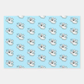 Schattigee Happy Ghost Inpakpapier Vel (Voorkant 2)