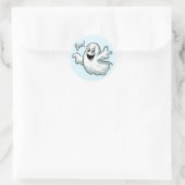 Schattigee Happy Ghost Round Sticker Set (Tas)