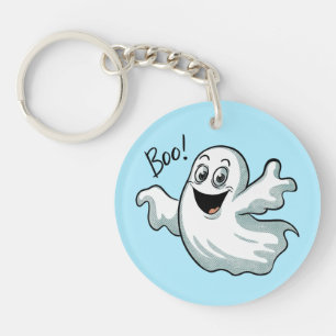 Schattigee Happy Ghost Sleutelhanger