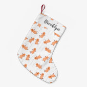 Schattigee Happy Jumping Peanuts cartoon gepersona Kleine Kerstsok (Voorkant (Hangend))