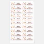 Schattigee Happy Jumping Peanuts cartoon gepersona Labels (Vel)