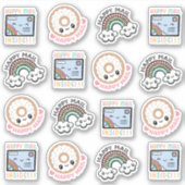 Schattigee Happy Mail Sticker (Voorkant)