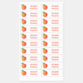 Schattigee Happy Peach Yellow cartoon gepersonalis Labels (Vel)