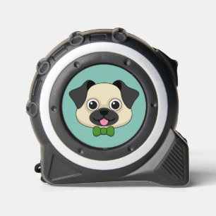 Schattigee Happy Pug Dog met Papillon Rolmaat