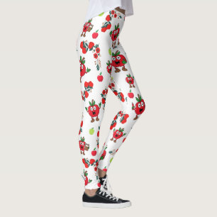Schattigee Happy Smile Apples Leggings