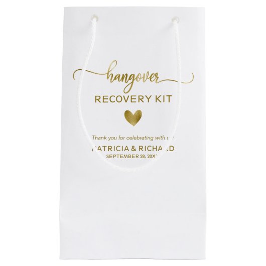 Schattigee Hart Kalligrafie Trouwkater Kit Klein Klein Cadeauzakje (Voorkant)