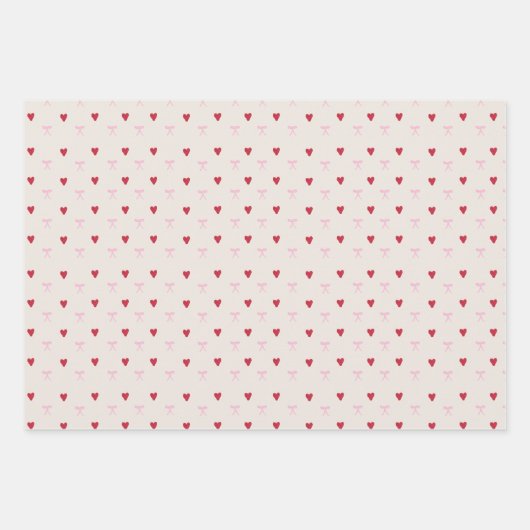 Schattigee harten en bogen inpakpapier (Voorkant)