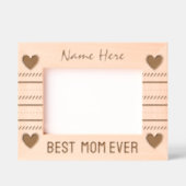 Schattigee harten en geometrische kunst, beste moe gegraveerde lijstjes (Voorkant)