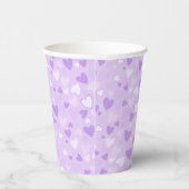 Schattigee harten lavendel papieren bekers (Rechts)