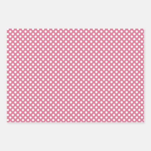 Schattigee harten Pastel Pinks Pattern Inpakpapier Vel (Voorkant 3)