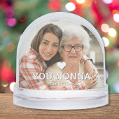 Schattigee HARTLIEFDE U NONNA Moederdag Foto Sneeuwbol