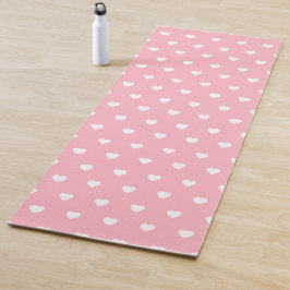 Schattigee Heart Pattern Rubber Yoga Mat