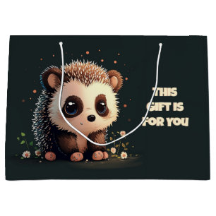Schattigee Hedgehog Gift Bag - Schattige Kawaii Ar Groot Cadeauzakje