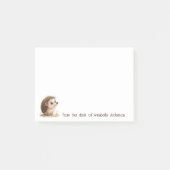 Schattigee Hedgehog Personalize Notes (Voorkant)