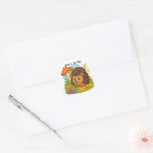 Schattigee Hedgehog Square Sticker (Envelop)