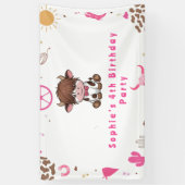 Schattigee Heilige koe hoogland koe Spandoek (Verticaal)