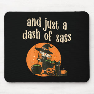 Schattigee heks Grappig Halloween Vrouwen Meisjes Muismat