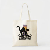 Schattigee heks Halloween gepersonaliseerd Tote Bag (Voorkant)