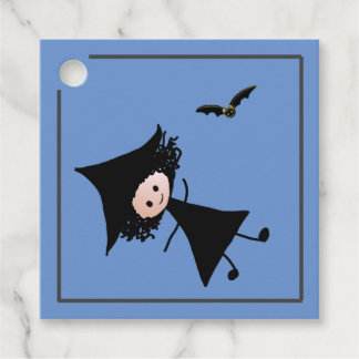 Schattigee heks Halloween Party Favor Tags Bedankjes Labels