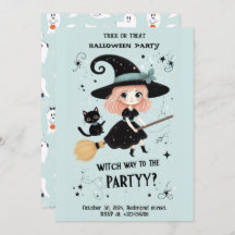 Schattigee heks met Halloween Pun Party