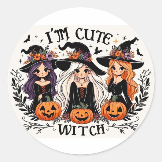 Schattigee heks Stickers (Voorkant)
