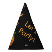 Schattigee Heksenkat en Pompoen Verjaardag Feesthoedjes (Rechts)