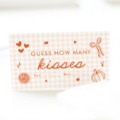 Schattigee Herfst Cutie Pie Raad hoeveel kussen sp Informatiekaartje