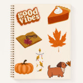 Schattigee herfst 🍁🥨 notitieboek (Voorkant)
