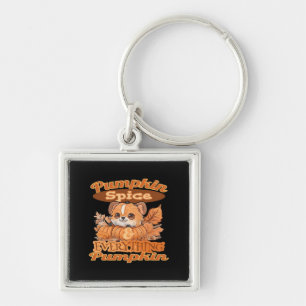 Schattigee Herfst Pompoen Pup Spice Of Life Sleutelhanger