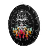 Schattigee Herfst Spider met Dewdrop Pet Dartbord (Voorkant Rechts)