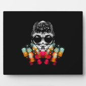 Schattigee Herfst Spider met Dewdrop Pet Fotoplaat (Voorkant)