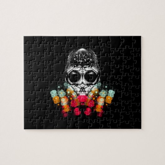 Schattigee Herfst Spider met Dewdrop Pet Legpuzzel (Horizontaal)