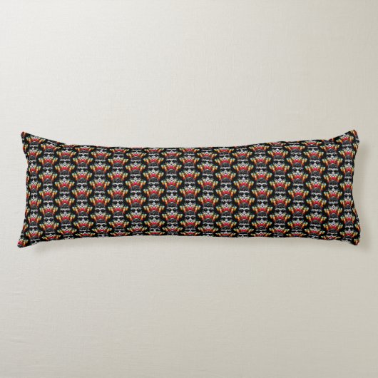 Schattigee Herfst Spider met Dewdrop Pet Pattern Lichaamskussen (Voorkant)