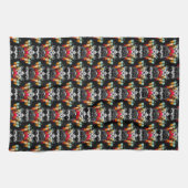 Schattigee Herfst Spider met Dewdrop Pet Pattern Theedoek (Horizontaal)