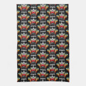 Schattigee Herfst Spider met Dewdrop Pet Pattern Theedoek (Verticaal)