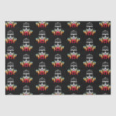 Schattigee Herfst Spider met Dewdrop Pet Pattern Tissuepapier (Voorkant)