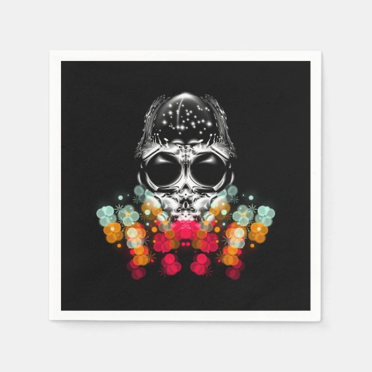 Schattigee Herfst Spider met Dewdrop Pet Servet (Voorkant)