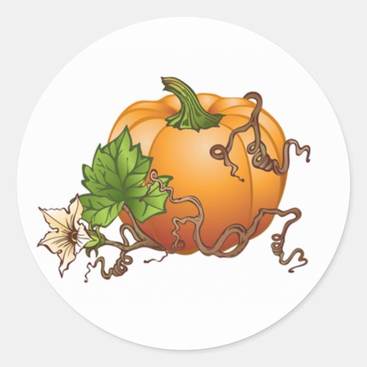 Schattigee Herfst Sticker (Voorkant)