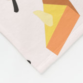 Schattigee herfstbladeren, pompoentaart oranje pat fleece deken (Hoek)