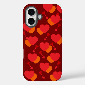 Schattigee herhalende hart iPhone / iPad case