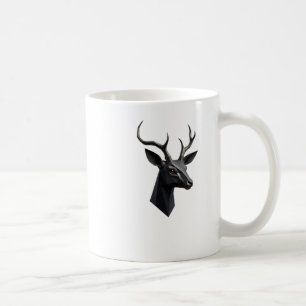 Schattigee herten horen 3D - Animals World Sticker Koffiemok