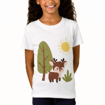 Schattigee herten in het bos