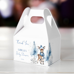 Schattigee herten Winter jongens baby shower gunst Bedankdoosjes
