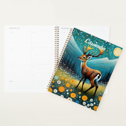 Schattigee hertenbloemen weide fantasie planner (Display)