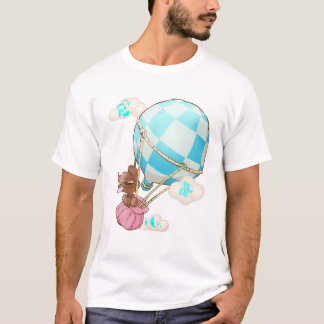 Schattigee Hete Luchtballon Hondenliefhebber Vrouw T-shirt